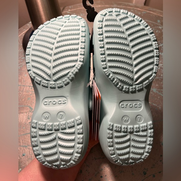 NEW with tags CROCS PLATFORM aqua blue green PURE WATER Women’s 7 - Picture 4 of 8